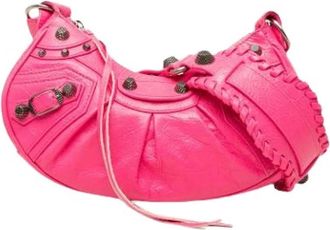 Balenciaga Pre-owned Le Cagole XS - Dames - Vintage Schoudertas - Roze - ONE Size - Leer - Vintage