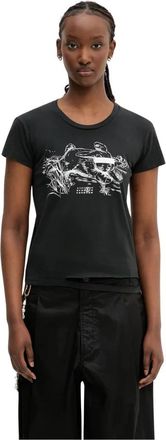 Maison Margiela T-Shirts - Dames - T-shirts - Zwart - XL - Tops