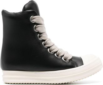 Rick Owens Jumbo padded leather sneakers - women - Calf Leather/Calf Leather/Rubber - 36 - Black