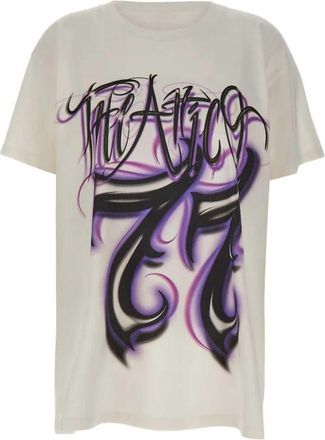 The Attico Das Attico Logo-Print-T-Shirt
