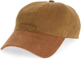 Open Edit The Lived-In Adjustable Baseball Cap in Brown at Nordstrom