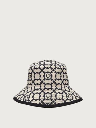 Ferragamo Damen Gancini-Galore Hut Weiß