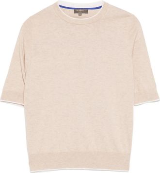 N.Peal T-shirt girocollo - Marrone