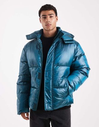 Asos Piumino blu lucido