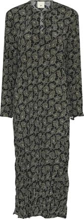 Julie Fagerholt - Heartmade Midi Kleedjes - Dames - Casual kleedjes - Groen - M - Kleedjes