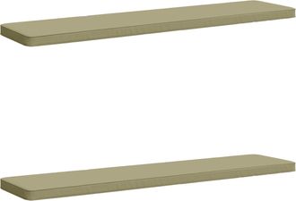 vidaXL Cojines Para Banco De 2 Piezas Vught 2 Uds. 100% Poli&eacute;ster Vidaxl
