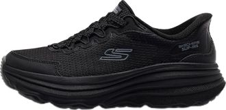 Skechers Womens Max Cushioning Zirrus Sneaker, Black Textile/Synthetic/Trim, 5 UK