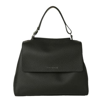 Orciani Handbags, female, Black, Size: ONE SIZE Sveva Soft Medium