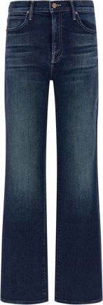 Mother The Kick It Jeans - Dames - Regular Fit Jeans - Blauw - W29 - Katoen - Jeans