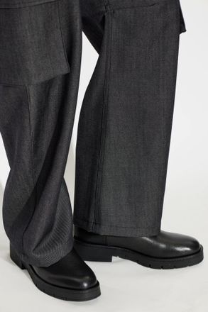 Ferragamo Leather Chelsea Boots Mohave, Womens, Black