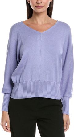 Lafayette 148 New York Dolman Sleeve Silk-Blend Sweater