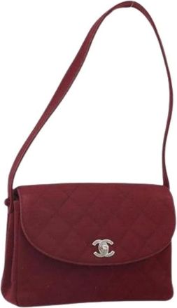 Chanel Pre-owned Shoulder Bags, female, Red, Size: ONE SIZE Pre-owned Shoulder Bag