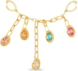 Oscar De La Renta Ciondolo per borsa Crystal O - Oro