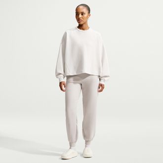 Nike Womens 24.7 ImpossiblySoft Dri-FIT High-Rise Jogger Pants in Brown | IQ1033-236
