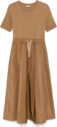 Herno Jurk met trekkoordtaille - Bruin
