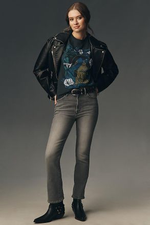 Mother The Hustler Ankle High-Rise Straight Jeans