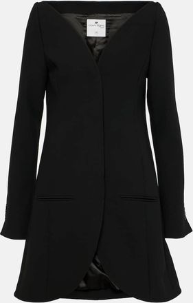 Courrèges Ellipse crepe coat