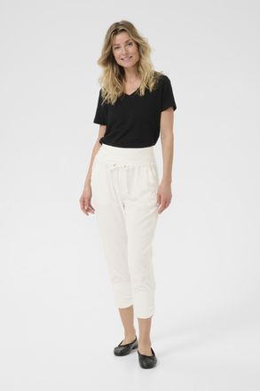 Cream Casual broek Loose fit white