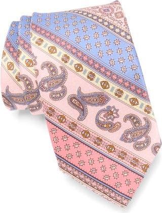 Robert Graham Paisley Print Tie in Pink at Nordstrom Rack