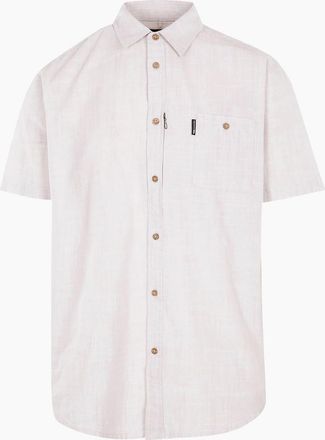 Trespass Mens Trespass Mens Basham Woven Shirt - White - Size: 46/Regular