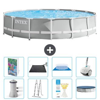Intex Piscina Prism Frame Redonda - 457x107 Cm - 9-piezas S600