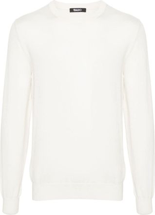 ERALDO crew-neck jumper - men - Cotton/Silk - 54 - White