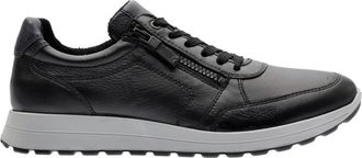 Ara Matteo 2.0 Sneaker - Heren - Sneakers - Zwart - 44 EU - Leer - Schoenen