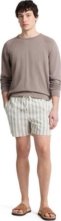 Onia Classic Charles 5 Swim Trunk in Sea Glass/cream at Nordstrom, Size Medium