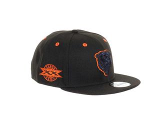 New Era Chicago Bears NFL Team Colour Super Bowl XX Sidepatch Black 9Fifty Snapback Cap
