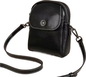 Generic Compatible For Genuine Leather Small Bag Crossbody, Womens Vertical Multi-layer Shoulder(C-1pcs)