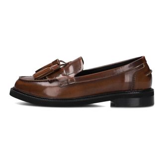 Stefano Lauran Schoenen, Dames, Bruin, 42 EU, Wol, Bruine Loafers voor herfst en winter