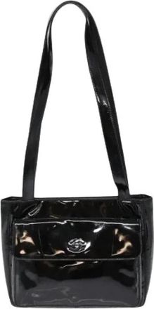 Chanel Pre-owned Vintage Shoulder Bag - Dames - Vintage Schoudertas - Zwart - ONE Size - Vintage