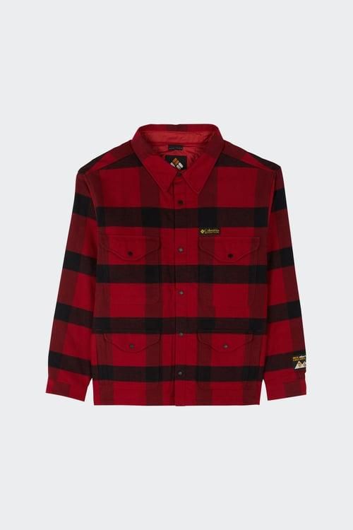 Chemise De Pêche Columbia Homme - Taille S - Jaune - Manches Courtes - Occasion