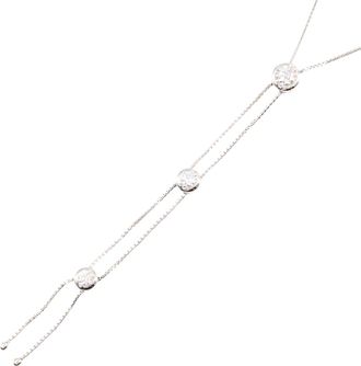 Tasaki Diamond K18WG Necklace