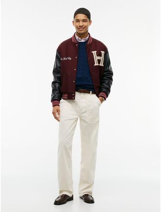 Tommy Hilfiger Mens Relaxed Fit Corduroy Carpenter Pant - Rich Cream - 29W x 30L