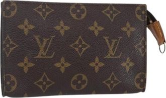 Louis Vuitton Pre-owned Clutches, female, Brown, Size: ONE SIZE Pre-owned Canvas Clutch