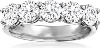 Ross-Simons Diamond 5-Stone Ring in 14kt White Gold