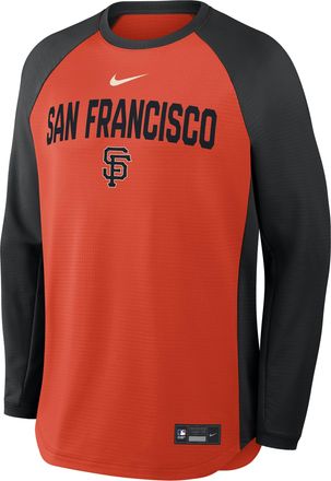 Nike San Francisco Giants Authentic Collection Nike Mens Dri-FIT Pullover Crew in Orange | 04H2035NGIA-7PG