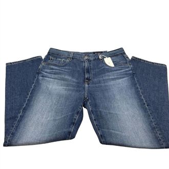 AG - Adriano Goldschmied Womens Ex-Boyfriend Slouchy Slim Jeans In Blue