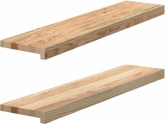 vidaXL Vidaxl - Window Sills 2 pcs Untreated 90x20x2 cm Solid Wood Oak
