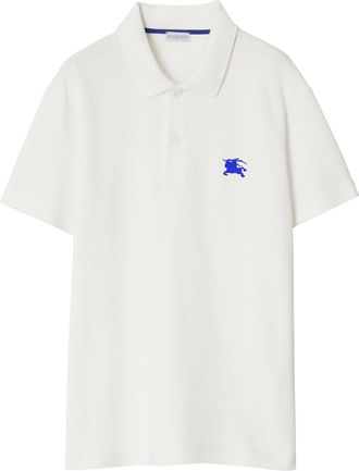 Burberry Equestrian Knight Design Cotton Polo Shirt - Mens - Cotton