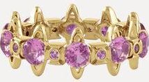 Vivienne Westwood Warwick Ring Gold-purple-cz Gold-purple-cz Unisex