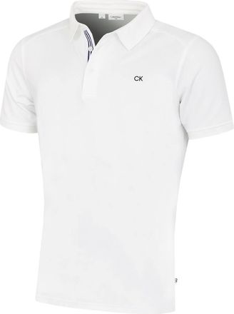 Calvin Klein Mens Campus Sport Golf Polo Shirt - White Sport - XXXXXL