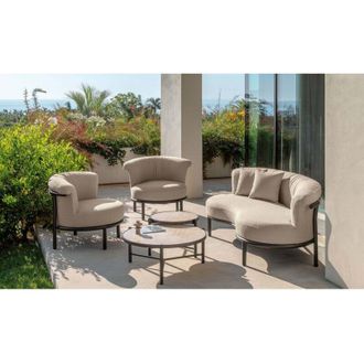Talenti Talenti Salotto James Set Sofa, 2 Poltrone Living e Tavolo Caff&eacute; D88 Beige Mokka