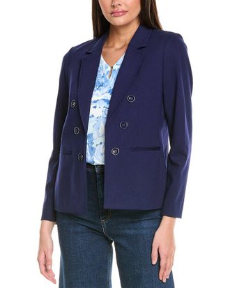 Jones New York Faux Double-Breasted Jacket