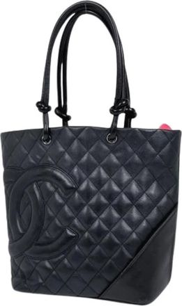 Chanel Pre-owned Tote Bags, female, Black, Size: ONE SIZE Pre-owned Vintage Tote Bag