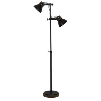 Light & Living L&aacute;mpara De Pie - Jody - Negro - Metal - L&aacute;mpara - Light&living