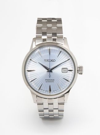 Seiko Mens Presage Cocktail Time bluish watch
