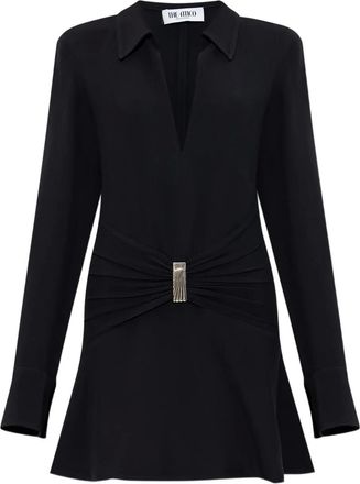 The Attico Abito con arricciatura - Nero