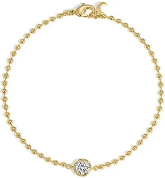 Lili Claspe Mini Cleo 7-Inch Bracelet in Gold at Nordstrom, Size 6.5